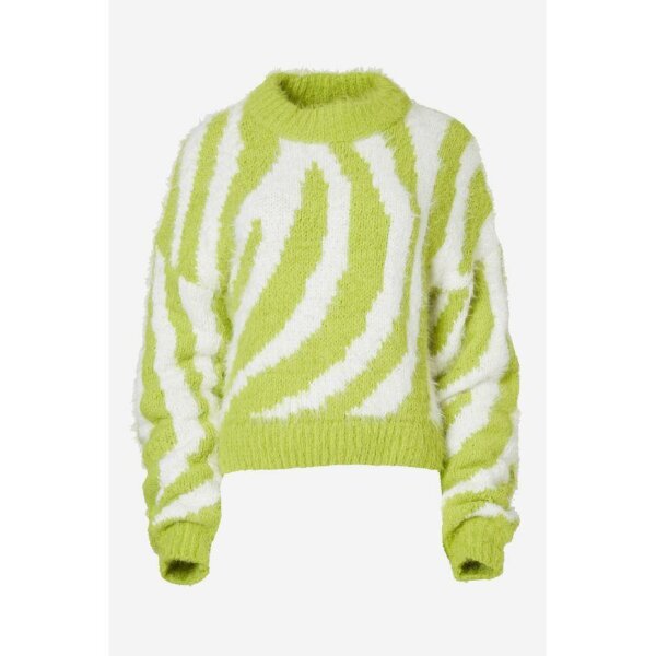 FBL006-133-09_GREEN_GLOW_6_ts_1665526387 Πουλόβερ με σχέδιο στην πλέξη Πράσινο Funky Buddha FBL006-133-09 - Image 6