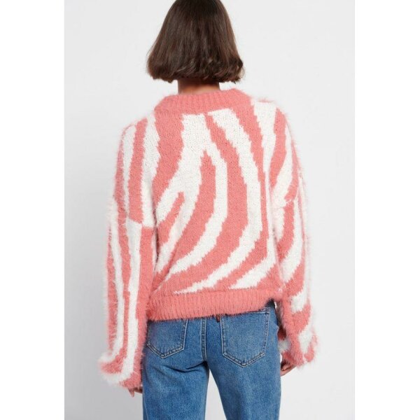FBL006-133-09_SWEET_CORAL_4_ts_1665526387 Πουλόβερ με σχέδιο στην πλέξη Ροζ Funky Buddha FBL006-133-09 - Image 4