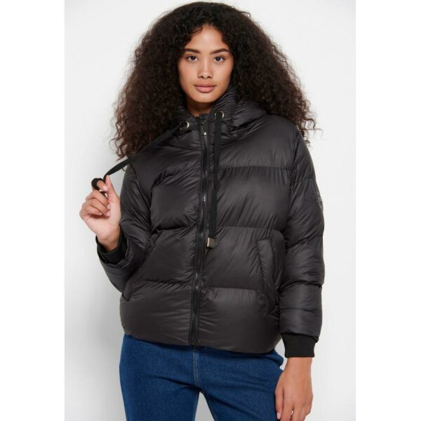 FBL006-137-01_BLACK_1_ts_1665526388 Γυναικείο Μπουφάν Loose fit puffer Μαύρο Funky Buddha FBL006-137-01 - Image 1