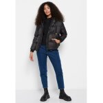Γυναικείο Μπουφάν Loose fit puffer Μαύρο Funky Buddha FBL006-137-01 - Image 2