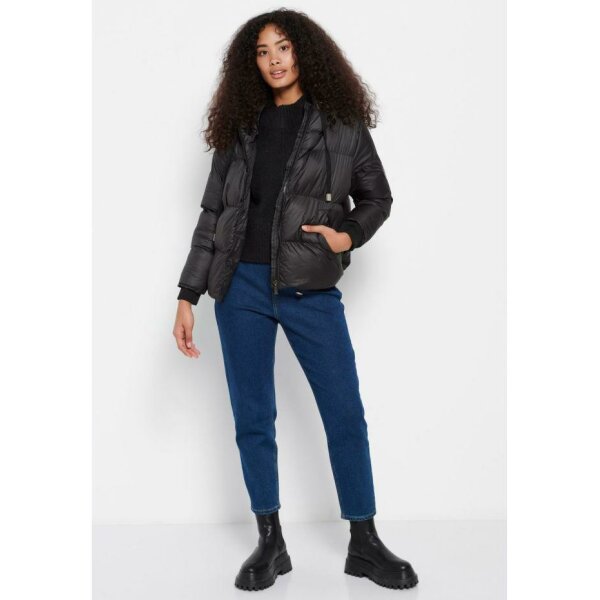 Γυναικείο Μπουφάν Loose fit puffer Μαύρο Funky Buddha FBL006-137-01 - Image 2