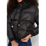 Γυναικείο Μπουφάν Loose fit puffer Μαύρο Funky Buddha FBL006-137-01 - Image 3