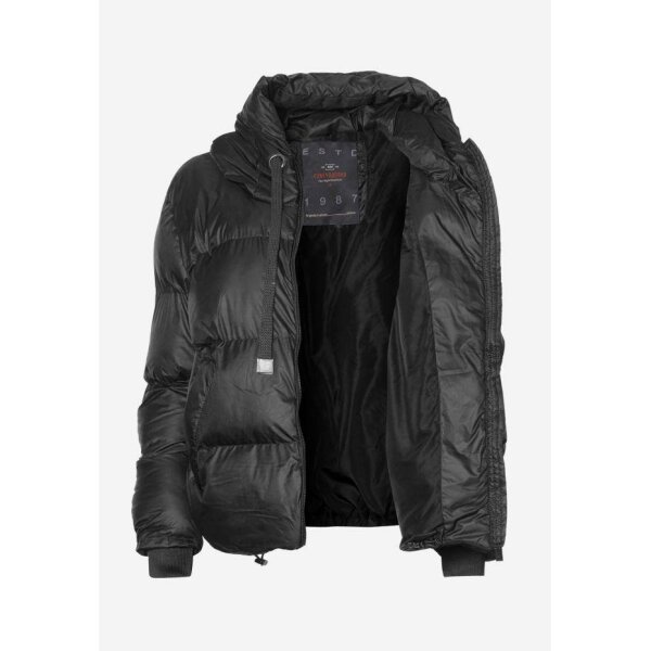 Γυναικείο Μπουφάν Loose fit puffer Μαύρο Funky Buddha FBL006-137-01 - Image 7
