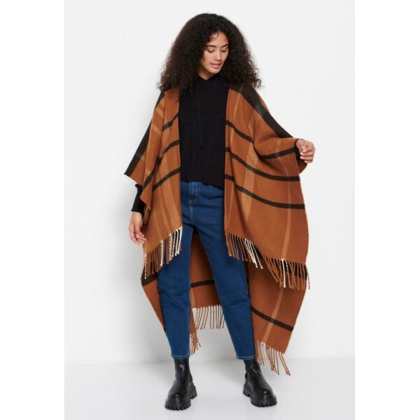 FBL006-143-10_CAMEL_1_ts_1665526389 Γυναικεία Κάπα Καφέ Funky Buddha FBL006-143-10 - Image 1