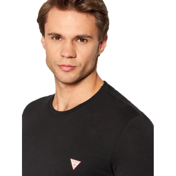 Ανδρική Μπλούζα GUESS M2YI24J1311 Μαύρο - Image 2