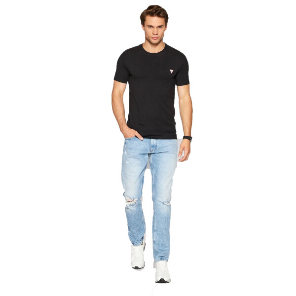 Ανδρική Μπλούζα GUESS M2YI24J1311 Μαύρο - Image 3