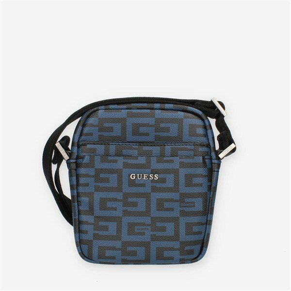 HMESCGP2315_BLU_1 Ανδρική Τσάντα GUESS HMESCGP2315 Μαύρο Μπλέ - Image 1