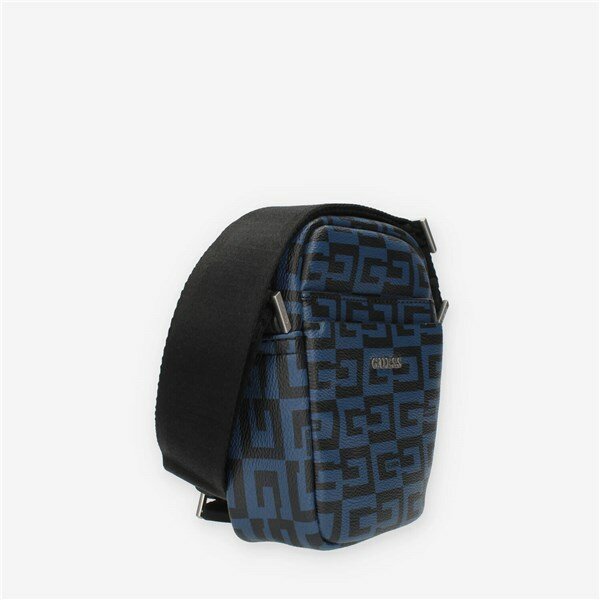 HMESCGP2315_BLU_6 Ανδρική Τσάντα GUESS HMESCGP2315 Μαύρο Μπλέ - Image 6