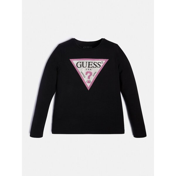 Παιδική Μπλούζα Μακρυμάνικη Κορίτσι Μαύρη Guess J2YI50K6YW1-JBLK - Image 1