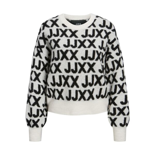 JJXX_FallWinter2022_4025876_12216798 ΓΥΝΑΙΚΕΙΑ ΠΛΕΧΤΗ ΜΠΛΟΥΖΑ ΑΣΠΡΟ-ΜΑΥΡΟ JJXX 12216798 - Image 2