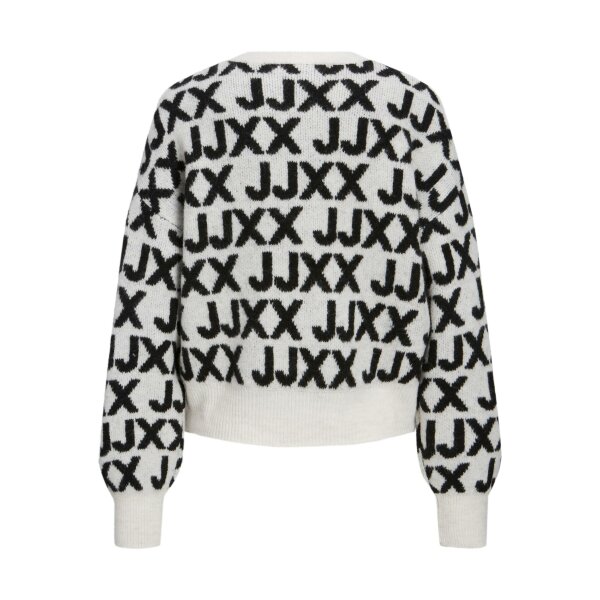 JJXX_FallWinter2022_4025876_12216798_2 ΓΥΝΑΙΚΕΙΑ ΠΛΕΧΤΗ ΜΠΛΟΥΖΑ ΑΣΠΡΟ-ΜΑΥΡΟ JJXX 12216798 - Image 3