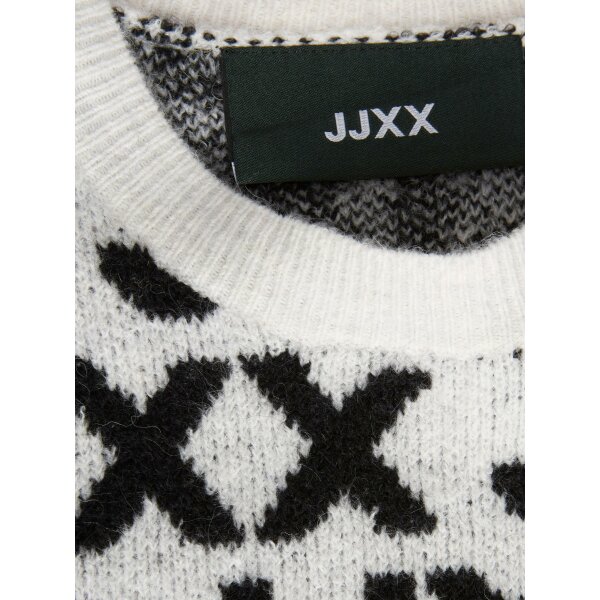 JJXX_FallWinter2022_4025876_12216798_6 ΓΥΝΑΙΚΕΙΑ ΠΛΕΧΤΗ ΜΠΛΟΥΖΑ ΑΣΠΡΟ-ΜΑΥΡΟ JJXX 12216798 - Image 6