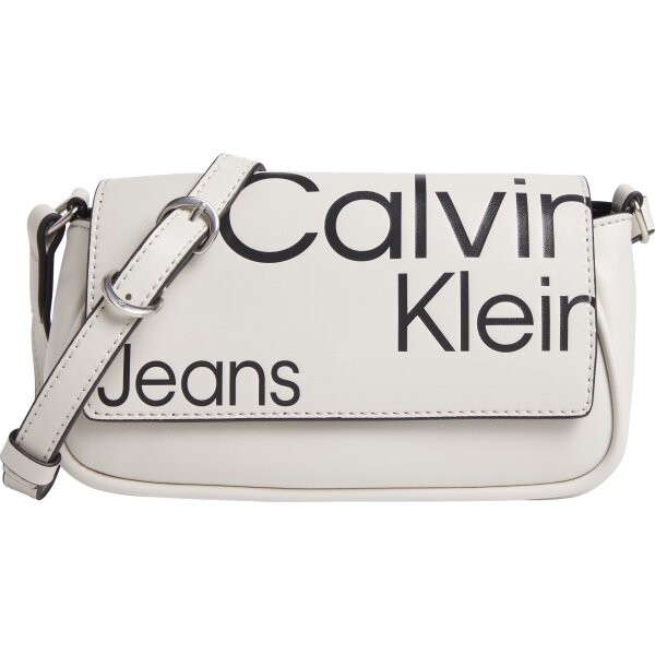 Γυναικεία Τσάντα SLEEK FLAP BAG Calvin Klein  ΜΠΕΖ K60K610062-0F4 - Image 4