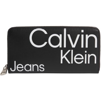 Γυναικείο ΠΟΡΤΟΦΟΛΙ ΜΕ ΦΕΡΜΟΥΑΡ ΚΑΙ ΠΡΟΣΤΑΣΙΑ RFID ΜΑΥΡΟ CALVIN KLEIN K60K610099 0GJ