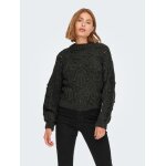 Γυναικείο Πουλόβερ ONLJANE L/S STRUCTURE PULLOVER KNT ΓΚΡΙ ONLY 15269294