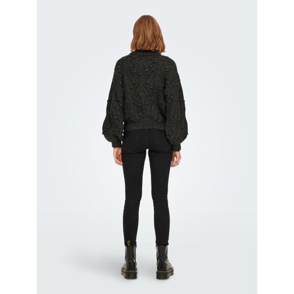 ONLY_Autumnwinter_4081348_15269294_4 Γυναικείο Πουλόβερ  ONLJANE L/S STRUCTURE PULLOVER KNT ΓΚΡΙ ONLY 15269294 - Image 4