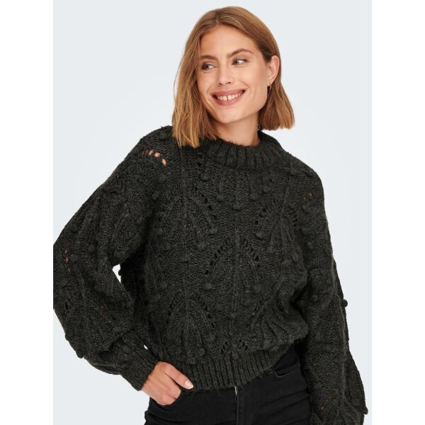 ONLY_Autumnwinter_4081348_15269294_6 Γυναικείο Πουλόβερ  ONLJANE L/S STRUCTURE PULLOVER KNT ΓΚΡΙ ONLY 15269294 - Image 6