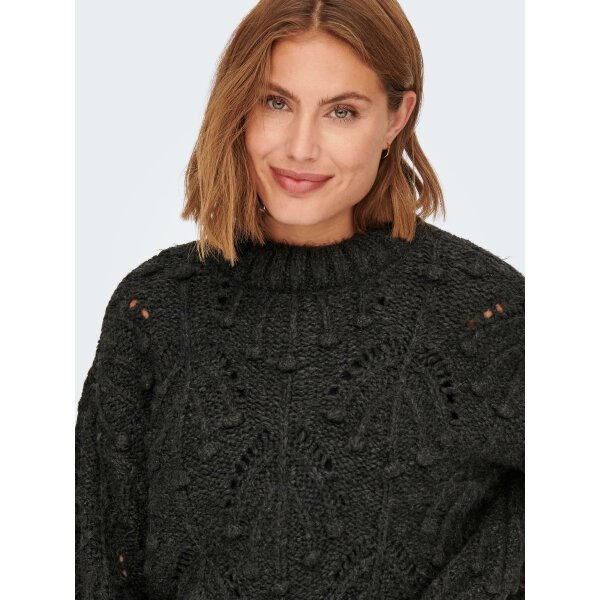 ONLY_Autumnwinter_4081348_15269294_7 Γυναικείο Πουλόβερ  ONLJANE L/S STRUCTURE PULLOVER KNT ΓΚΡΙ ONLY 15269294 - Image 7