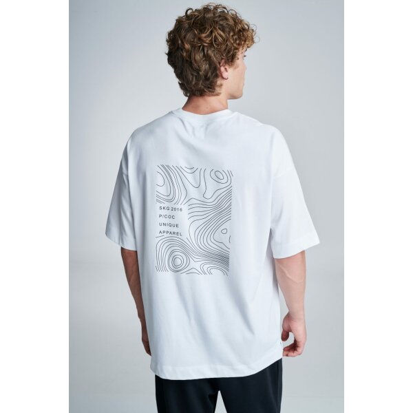 Ανδρική Μπλούζα OVERSIZE P/COC P-152303703 Λευκό - Image 3