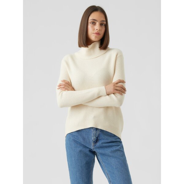 VERO-MODA_AutumnWinter2022_3935138_10268920_2 Γυναικείο Πουλόβερ VMHOLLY LS COWLNECK RIB BLOUSE GA BOO VERO MODA 10268920 - Image 1