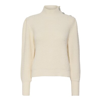 Γυναικεία Μπλούζα Πλεχτή Ζιβάγκο Εκρού VERO MODA 10270914