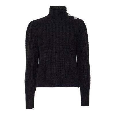 Γυναικεία Μπλούζα Πλεχτή Ζιβάγκο Μαύρη VERO MODA 10270914
