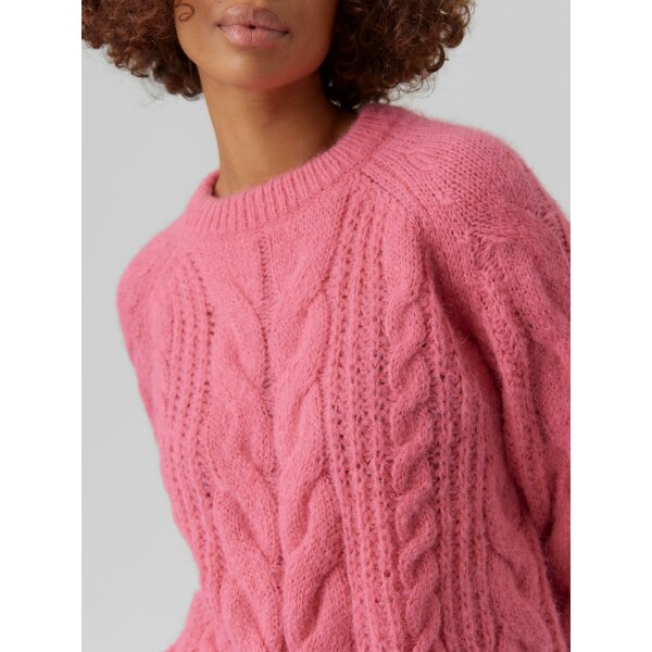 VERO-MODA_Autumnwinter_3986360_10271666 (1) ΓΥΝΑΙΚΕΙΟ ΠΟΥΛΟΒΕΡ ΜΑΚΡΥ ΦΟΥΞΙΑ VERO MODA 10271666 - Image 2