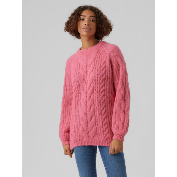 VERO-MODA_Autumnwinter_3986360_10271666 (2) ΓΥΝΑΙΚΕΙΟ ΠΟΥΛΟΒΕΡ ΜΑΚΡΥ ΦΟΥΞΙΑ VERO MODA 10271666 - Image 3