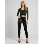 Πλεκτή ζακάρ ζακέτα Πράσινη Guess W2BR55Z2YK2 - Image 2