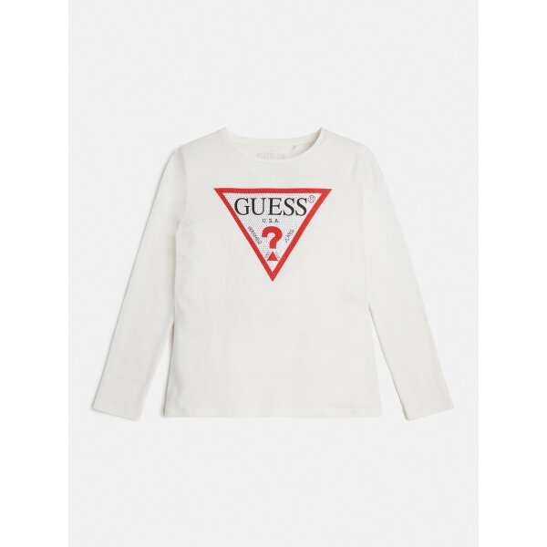 Παιδική Μπλούζα Μακρυμάνικη Κορίτσι Λευκή Guess J2YI50K6YW1-G018 - Image 1