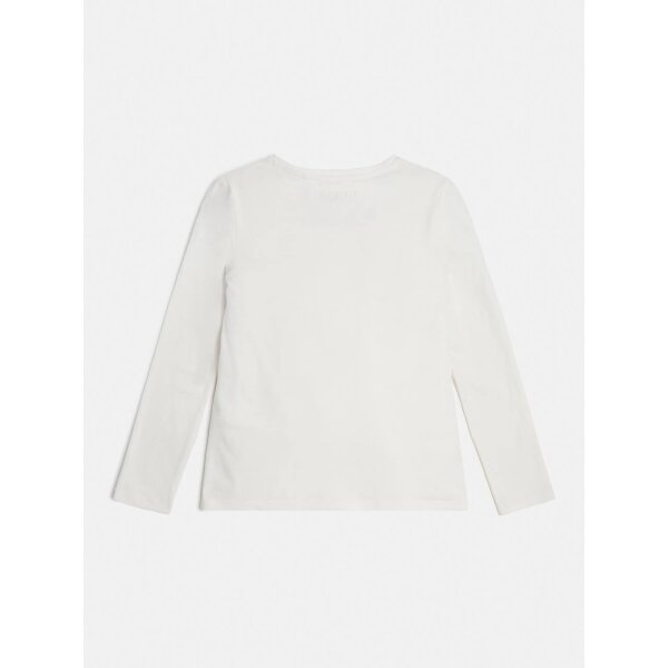 Παιδική Μπλούζα Μακρυμάνικη Κορίτσι Λευκή Guess J2YI50K6YW1-G018 - Image 2