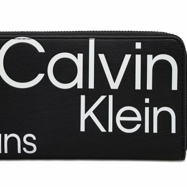 Γυναικείο ΠΟΡΤΟΦΟΛΙ ΜΕ ΦΕΡΜΟΥΑΡ ΚΑΙ ΠΡΟΣΤΑΣΙΑ RFID ΜΑΥΡΟ CALVIN KLEIN K60K610099 0GJ - Image 3