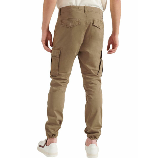 fixedratio_20211202164907_bf4a2939 Ανδρικό Παντελόνι Cargo SUPERDRY M7010795A RECRUIT Μπεζ - Image 6