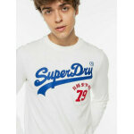 Ανδρική Μπλούζα SUPERDRY OVIN VINTAGE INTEREST M6010635A Λευκό - Image 3