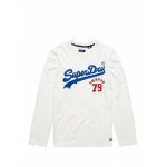 Ανδρική Μπλούζα SUPERDRY OVIN VINTAGE INTEREST M6010635A Λευκό