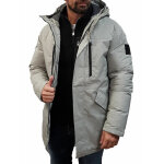 Ανδρικό Μπουφάν PARKA JACK & JONES 12214645 Γκρί - Image 2