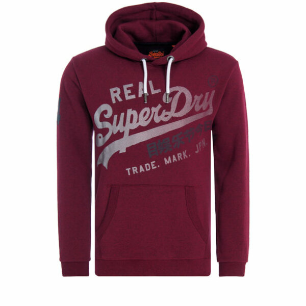 Ανδρική Φούτερ SUPERDRY M20367IR VINTAGE LOGO Μπορντώ - Image 1