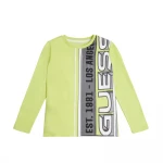 Παιδική Μπλούζα Μακρυμάνικη Λαχανί Guess L2BI01I3Z13-G2F3