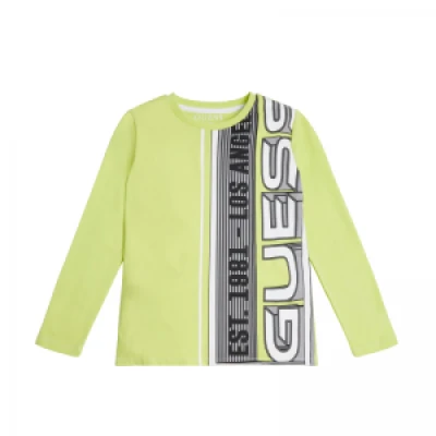 Παιδική Μπλούζα Μακρυμάνικη Λαχανί Guess L2BI01I3Z13-G2F3