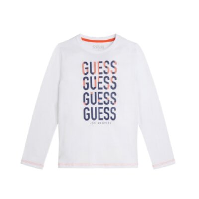 Παιδική Μπλούζα Μακρυμάνικη Λευκή Guess L2BI11I3Z11-G011