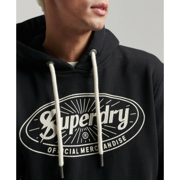 Ανδρική Φούτερ SUPERDRY VINTAGE LIGHTNING LOGO M2012124A Μαύρο - Image 2