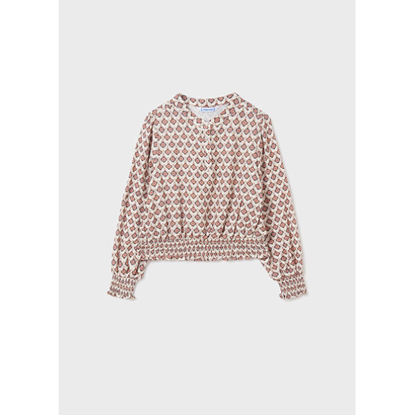 12-07171-095-M-4 Mayoral Πουκαμίσα σταμπωτή κορίτσι 12-7171-095 - Image 3