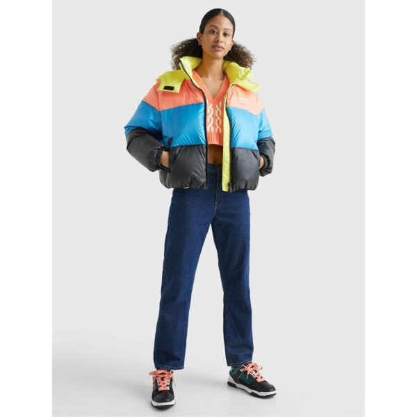 ΓΥΝΑΙΚΕΙΟ ΚΟΝΤΟ ΦΟΥΣΚΩΤΟ ΜΠΟΥΦΑΝ TOMMY JEANS DW0DW14312 - Image 2