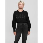 Πουλόβερ με λογότυπο με στρας Μαύρο Guess W2BR47Z26I0