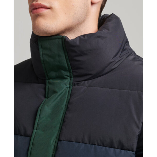 Detail Ανδρικό Μπουφάν SUPERDRY VINTAGE RETRO PUFFER M11426A Πράσινο - Image 3