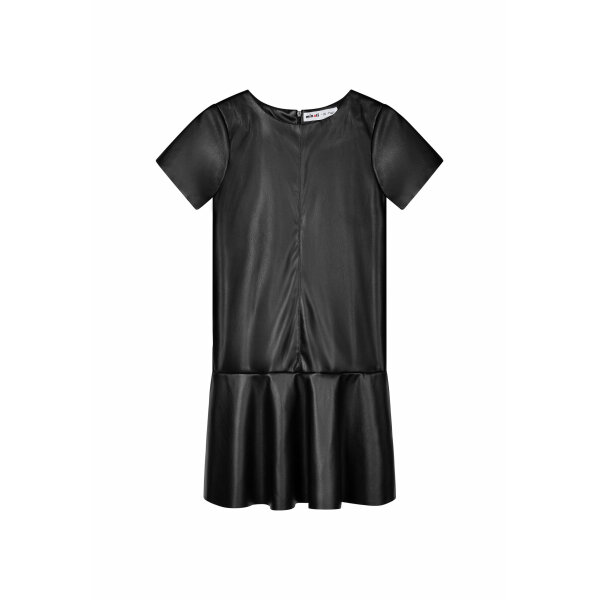 STRUCK 7 (1) Παιδικό φόρεμα μαύρο δερματίνη Minoti STRUCK7 για κορίτσια (8-14 ετών) - Image 1