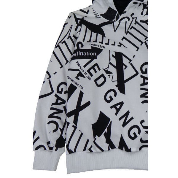 Παιδική Χειμερινή Mπλούζα Φούτερ για Αγόρι Λευκή Gang 222918 - Image 2