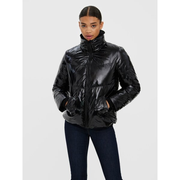 VERO-MODA_AutumnWinter2022_4003588_10272991_3 ΓΥΝΑΙΚΕΙΟ ΜΠΟΥΦΑΝ ΚΟΝΤΟ ΜΑΥΡΟ ΔΙΠΛΗΣ ΟΨΕΩΣ ΜΕ ΓΟΥΝΑ ΜΑΥΡΟ VERO MODA 10272991 - Image 1