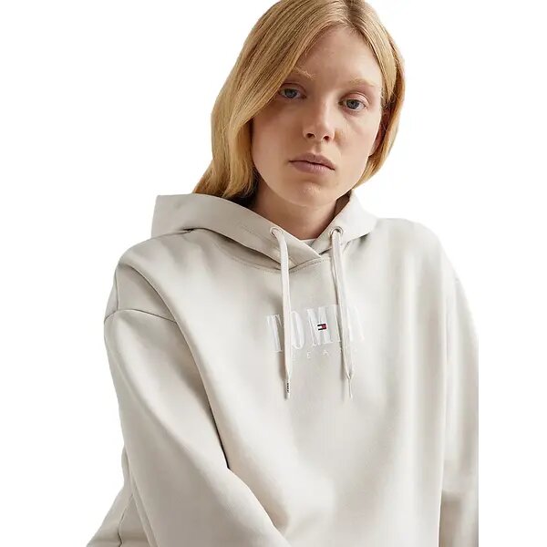 Γυναικείο Φούτερ Tommy Jeans Tjw Rlxd Essential Logo 2 Hoodie Stony Beige  DW0DW14327-ACE - Image 3