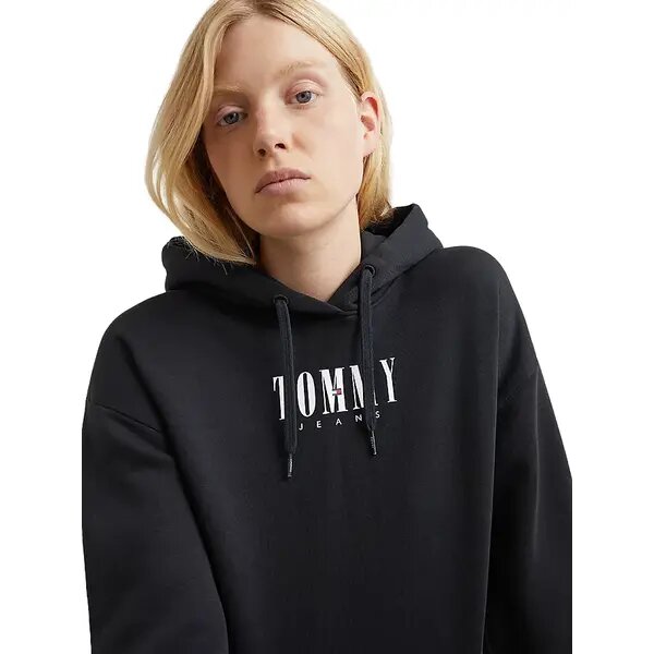 Γυναικείο Φούτερ Tommy Jeans Tjw Rlxd Essential Logo 2 Hoodie Black DW0DW14327-BDS - Image 3